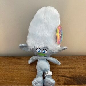 NWT‎ DreamWorks Trolls 13" Guy Diamond Plush Silver Glitter Band Together Movie